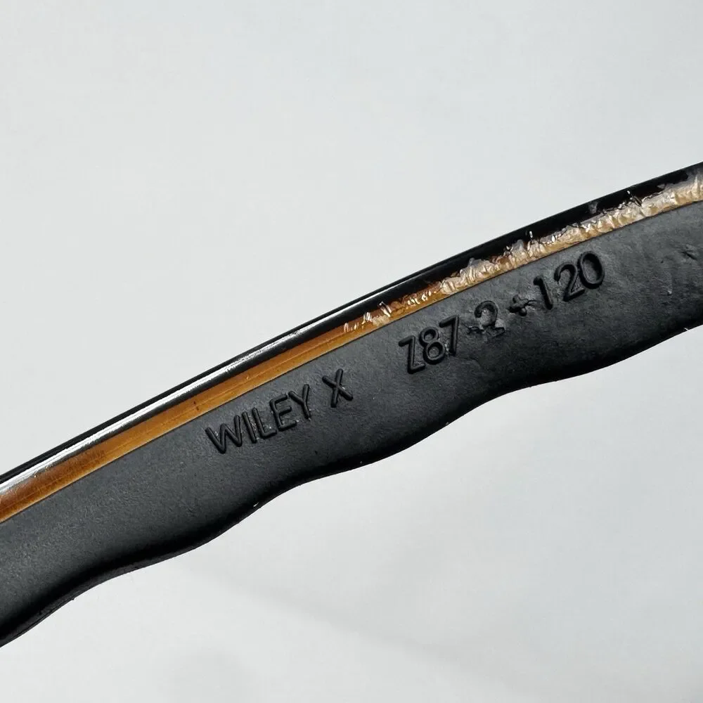 Wiley X Z87-2+ P-17 Brown Sunglass Frames 61-18-120 Wrap Safety Glasses